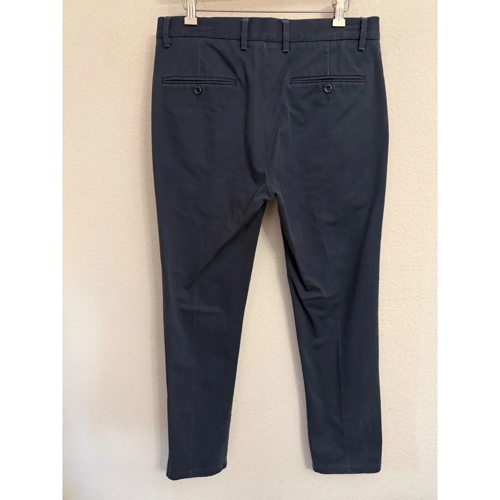 Dockers Mens Navy‎ Blue Slim Tapered Chino Pants 31x30 Stretch Cotton